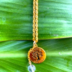 My Family, My Love (Clear Quartz charm)